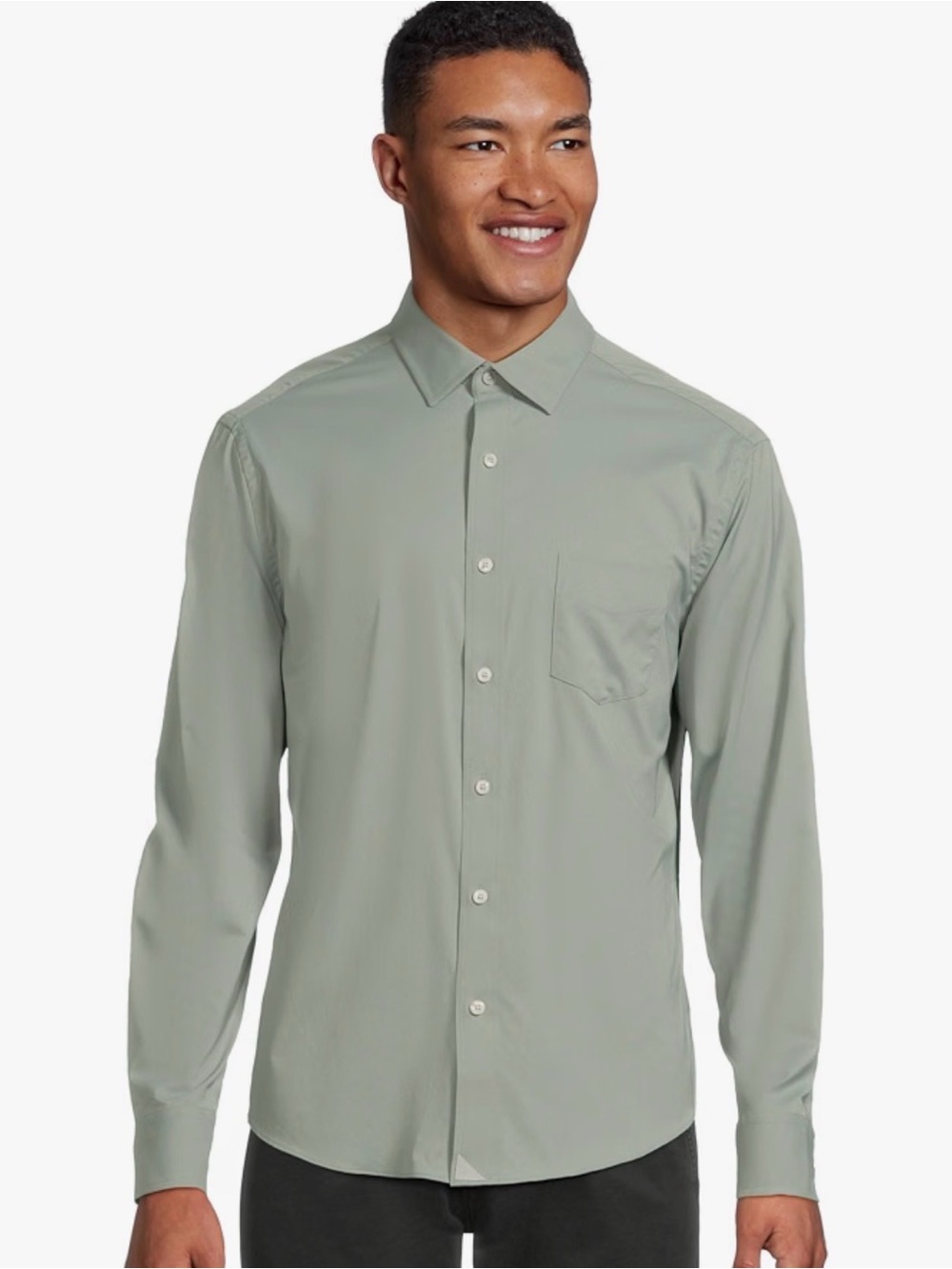 UNTUCKIT Men’s Size XXL Regular Fit Green Gironde Long Sleeve Button Down Shirt